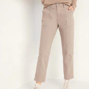 Old Navy Extra High-Waisted Sky-Hi Straight Utility Jeans for Women - NWT